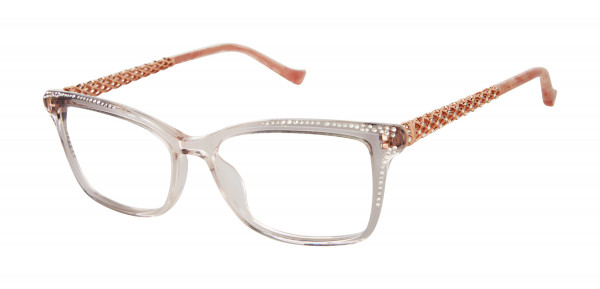 Tura TE280 Eyeglasses, Grey/Blush (GRY)