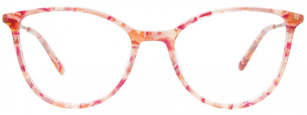 EasyClip EC673 Eyeglasses, 030 - Pink & Peach Mix Design