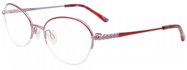EasyClip EC660 Eyeglasses, 030 - Lilac & Red