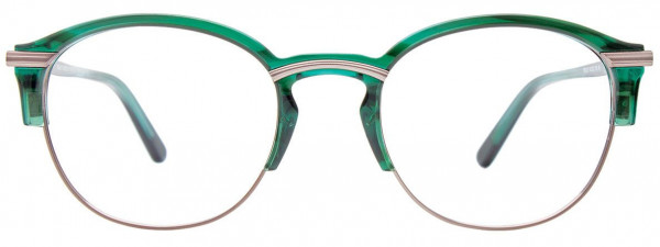 Takumi TK1237 Eyeglasses, 060 - Green & Steel