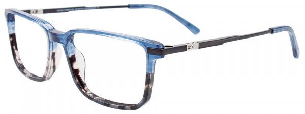 Takumi TK1233 Eyeglasses, 050 - Crystal Blue & Grey Tortoise