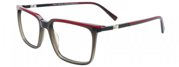 Takumi TK1231 Eyeglasses, 090 - Crystal Black & Burgundy