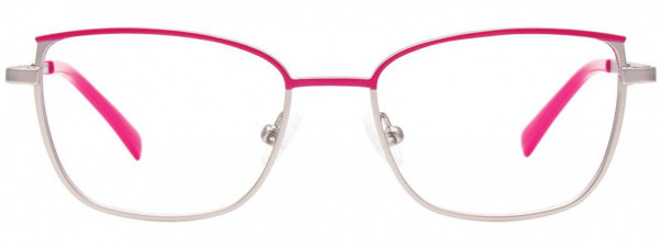 Takumi TK1222 Eyeglasses, 030 - Steel & Fuchsia