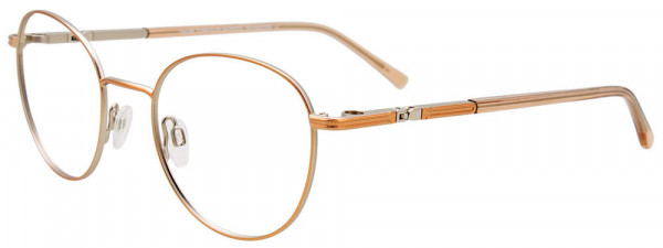 Takumi TK1221 Eyeglasses, 010 - Pink Gold & Silver