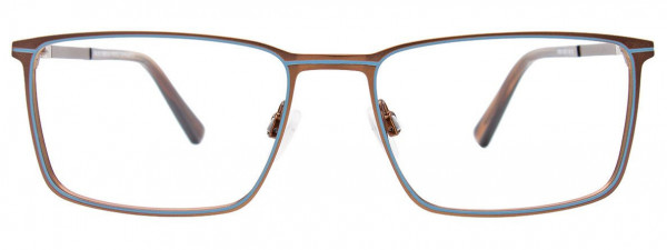 OAK NYC O3020 Eyeglasses, 010 - Brown & Blue