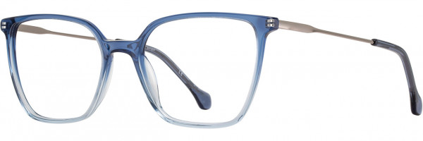 Adin Thomas Adin Thomas 590 Eyeglasses, 3 - Denim Fade / Chrome