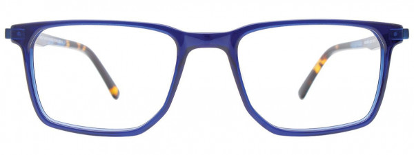 EasyClip EC634 Eyeglasses, 050 - Crystal Dark Blue
