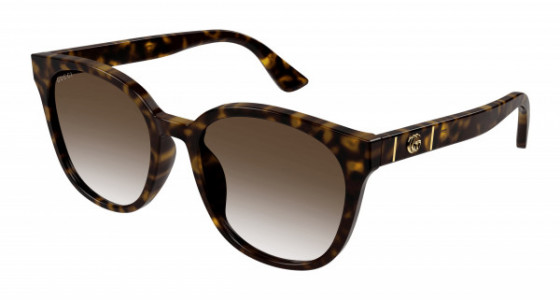 Gucci GG1122SA Sunglasses, 002 - HAVANA with BROWN lenses