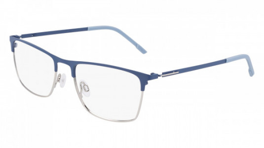 Flexon FLEXON E1141 Eyeglasses, (455) MATTE STONE BLUE/SILVER