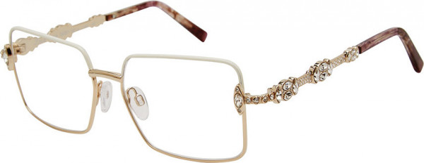 Diva DIVA ARIA 001 Eyeglasses, 291 WHITE - GOLD