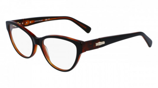 Longchamp LO2721 Eyeglasses, (011) BLACK/HONEY