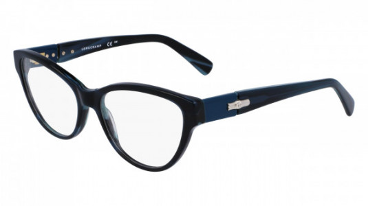 Longchamp LO2721 Eyeglasses, (426) PETROL HORN