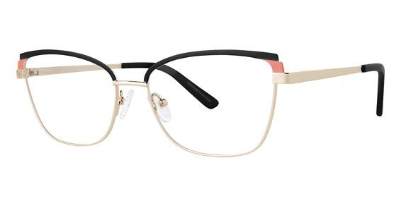 Vivian Morgan 8115 Eyeglasses, Black Coral / Gold