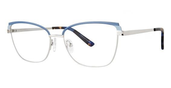 Vivian Morgan 8115 Eyeglasses, Denim Blue / Silver