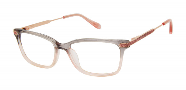 Lulu Guinness LK045 Eyeglasses, Pink/Grey (PNK)