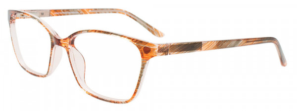 Cargo C5061 Eyeglasses, 010 - Crystal St. Brown & Grey