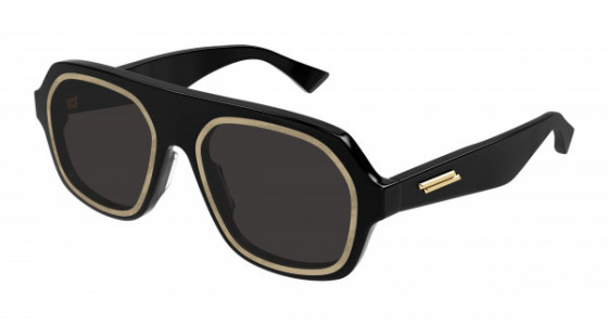 Bottega Veneta BV1217S Sunglasses, 001 - BLACK with GREY lenses