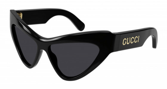 Gucci GG1294S Sunglasses, 001 - BLACK with GREY lenses