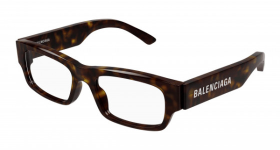Balenciaga BB0265O Eyeglasses, 002 - HAVANA with TRANSPARENT lenses