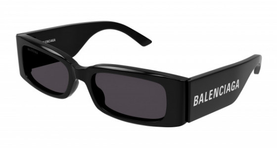 Balenciaga BB0260S Sunglasses, 001 - BLACK with GREY lenses