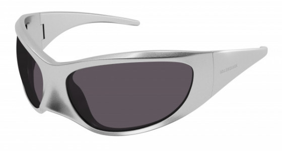 Balenciaga BB0252S Sunglasses, 005 - SILVER with GREY lenses