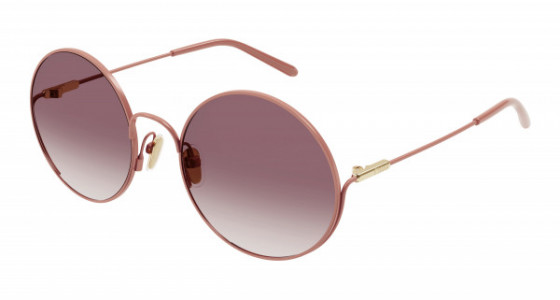 Chloé CC0016S Sunglasses, 002 - PINK with VIOLET lenses