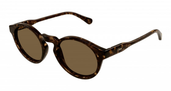 Chloé CC0014S Sunglasses, 006 - HAVANA with BROWN lenses