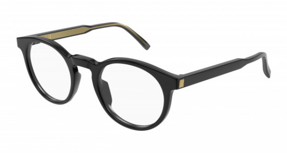 dunhill DU0059OA Eyeglasses, 005 - BLACK with TRANSPARENT lenses