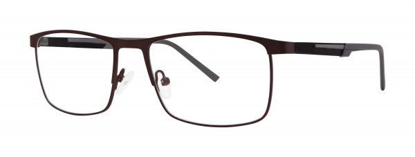 Big Mens Eyewear Club BIG RESPECT Eyeglasses, Matte Brown/Grey