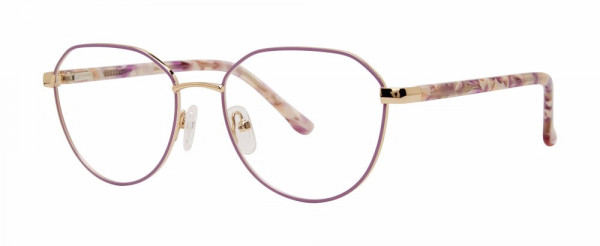 Genevieve SHREWD Eyeglasses, Lilac/Gold