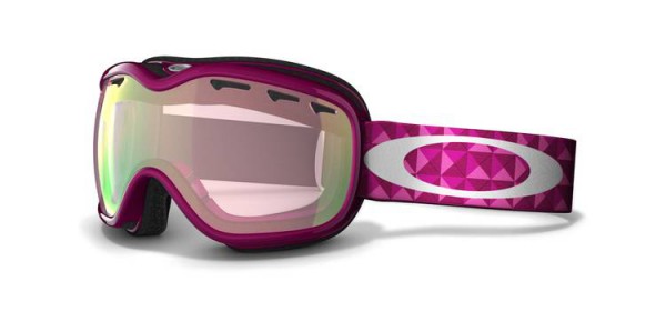 Oakley Oakley Stockholm (Asian Fit) Sports Eyewear, 57-379J Violet Studs/VR50 Pink Iridium