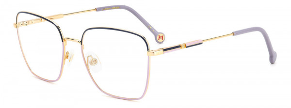 Carolina Herrera HER 0162 Eyeglasses, 0LKS GOLD BLUE