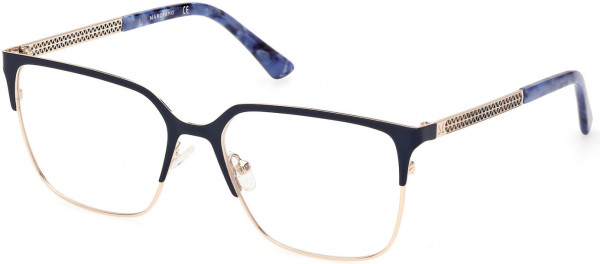 GUESS by Marciano GM0393 Eyeglasses, 091 - Matte Blue