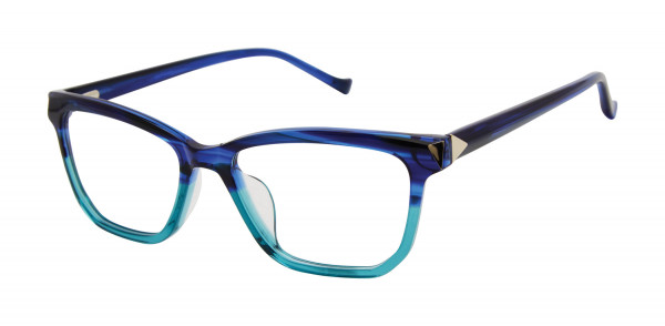 Tura R803 Eyeglasses, Blue/Teal (BLU)