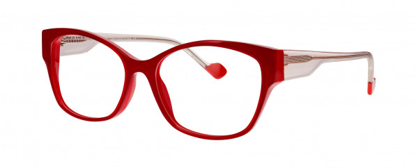 Face a Face GEMMA 2 Eyeglasses, RED TRANSPARENT/ FLASH RED