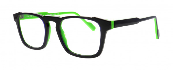Face a Face GOTHAM 2 Eyeglasses, BLUE INK TO GREEN FLUO