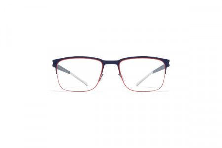Mykita HARRISON Eyeglasses, Navy/Rusty Red