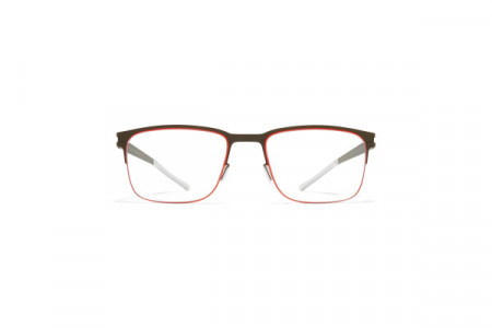 Mykita HARRISON Eyeglasses, Camougreen/Tangerine