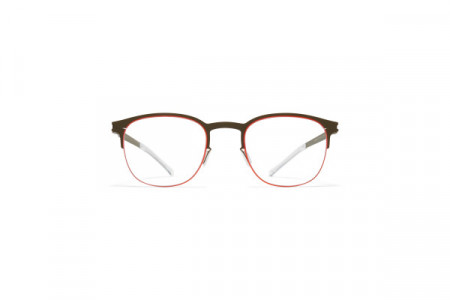 Mykita NEVILLE Eyeglasses, Camougreen/Tangerine