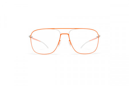 Mykita STEEN Eyeglasses, Silver/Neon Orange