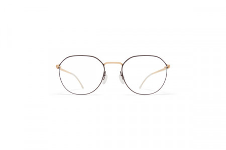 Mykita YNGVE Eyeglasses, Champagne Gold/Dark Brown