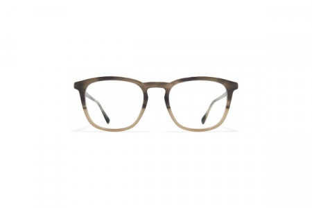 Mykita TIWA Eyeglasses, C174 Striped Grey Gradient/Pea