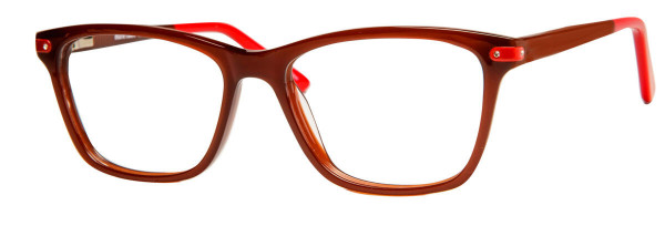 Marie Claire MC6304 Eyeglasses, Brown/Red