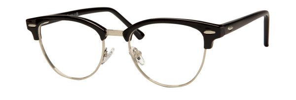 Enhance EN4372 Eyeglasses, Black/Silver