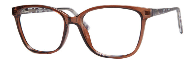 Enhance EN4370 Eyeglasses, Brown Crystal