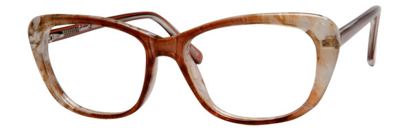 Enhance EN4363 Eyeglasses, Peach Marble