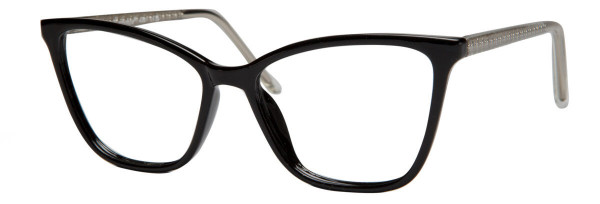 Enhance EN4361 Eyeglasses, Black/Crystal