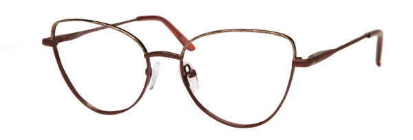 Enhance EN4358 Eyeglasses, Burgundy