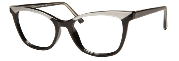 Enhance EN4354 Eyeglasses, White/Black