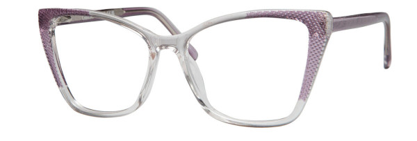 Enhance EN4349 Eyeglasses, Purple Crystal